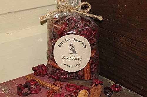 Barn Owl Botanicals Cranberry Potpourri Half Pound Bag - anything4home