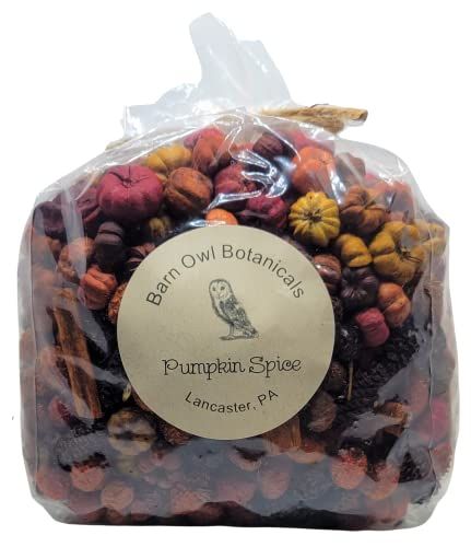 Barn Owl Botanicals Pumpkin Spice Potpourri Scented Putka Pods Bowl Filler Decoration 3 Cup Bag - anything4home