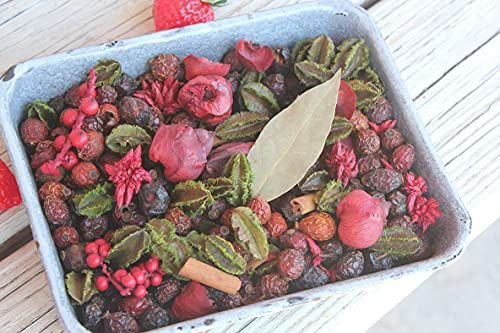 Barn Owl Botanicals Strawberry Bliss Potpourri Half Pound Bag Decoration Bowl Filler - anything4home