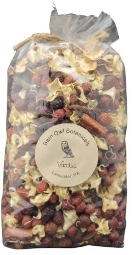 Barn Owl Botanicals Vanilla Potpourri 1/2 Pound Bag - anything4home