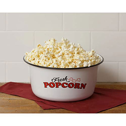 Enamelware - Large Popcorn Bowl - anything4home