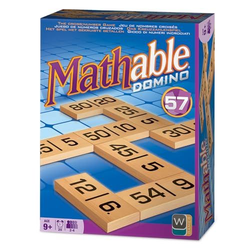 Family Games America Mathable Domino 57 Piece Set - anything4home