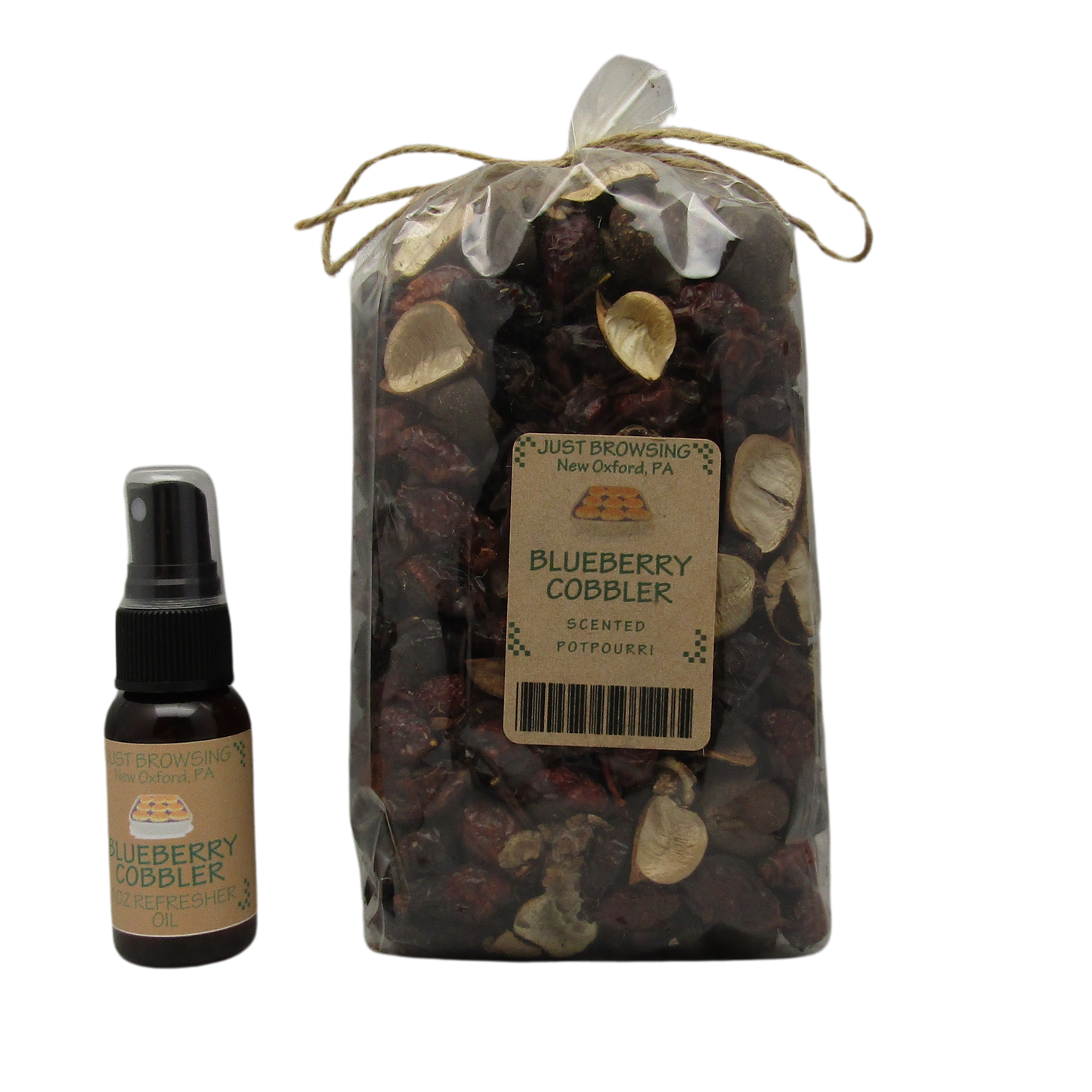 Just Browsing Blueberry Cobbler Potpourri Small 3-4 cup bag with refresher oil - anything4home