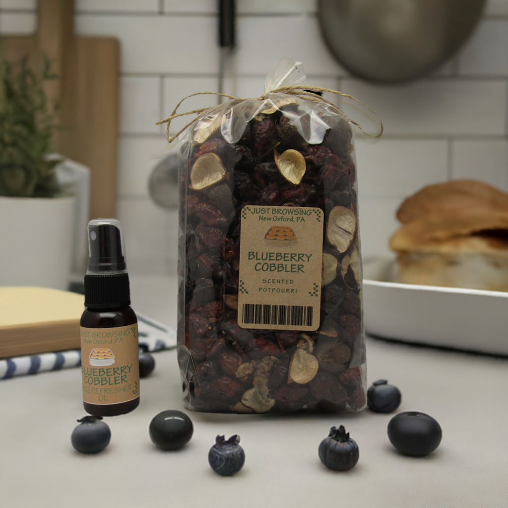 Just Browsing Blueberry Cobbler Potpourri Small 3-4 cup bag with refresher oil - anything4home