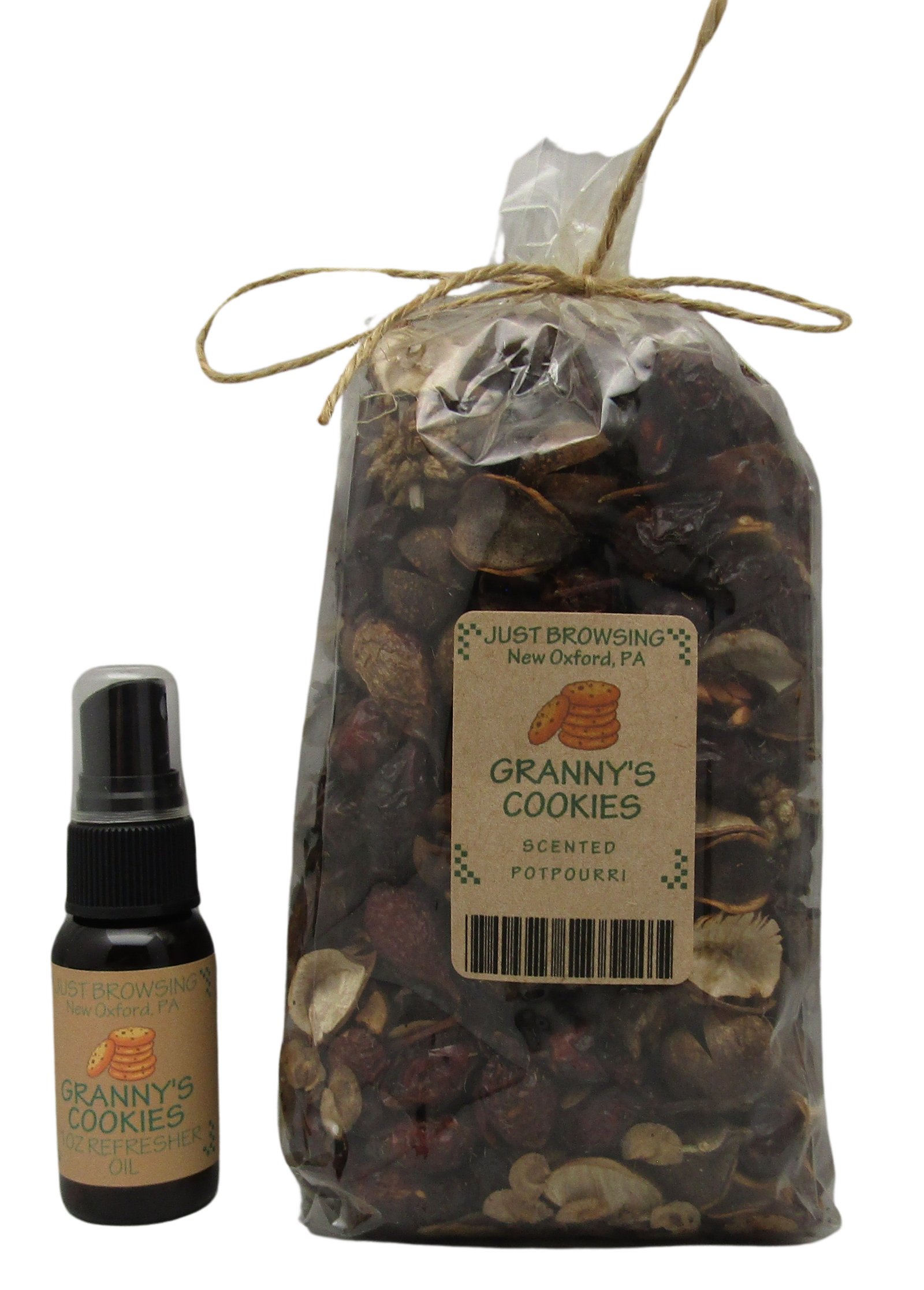 Just Browsing Grannys Cookies Potpourri Small 3-4 cup bag with refresher oil - anything4home