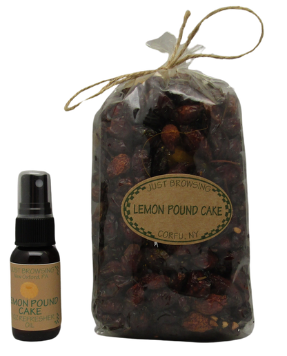 Just Browsing Lemon Pound Cake Potpourri Small 3-4 cup bag with refresher oil spray - anything4home