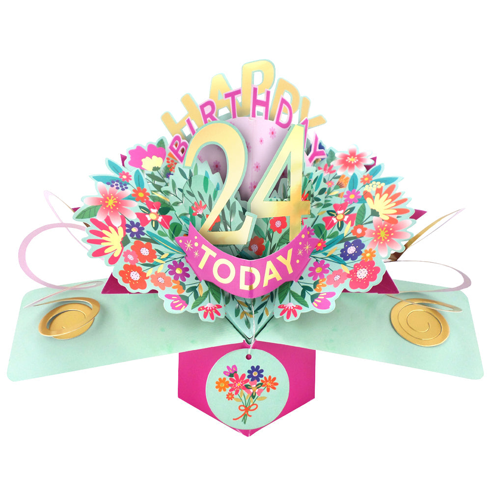 Happy 'Any Age' Birthday '10 To 109' Today Pop-Up Greeting Card for Her