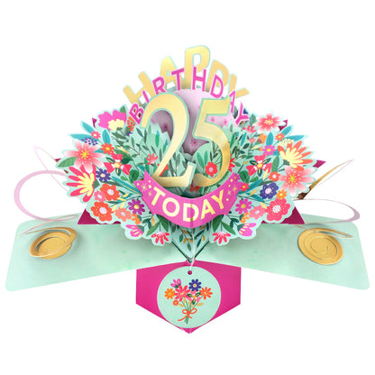 Happy 'Any Age' Birthday '10 To 109' Today Pop-Up Greeting Card for Her