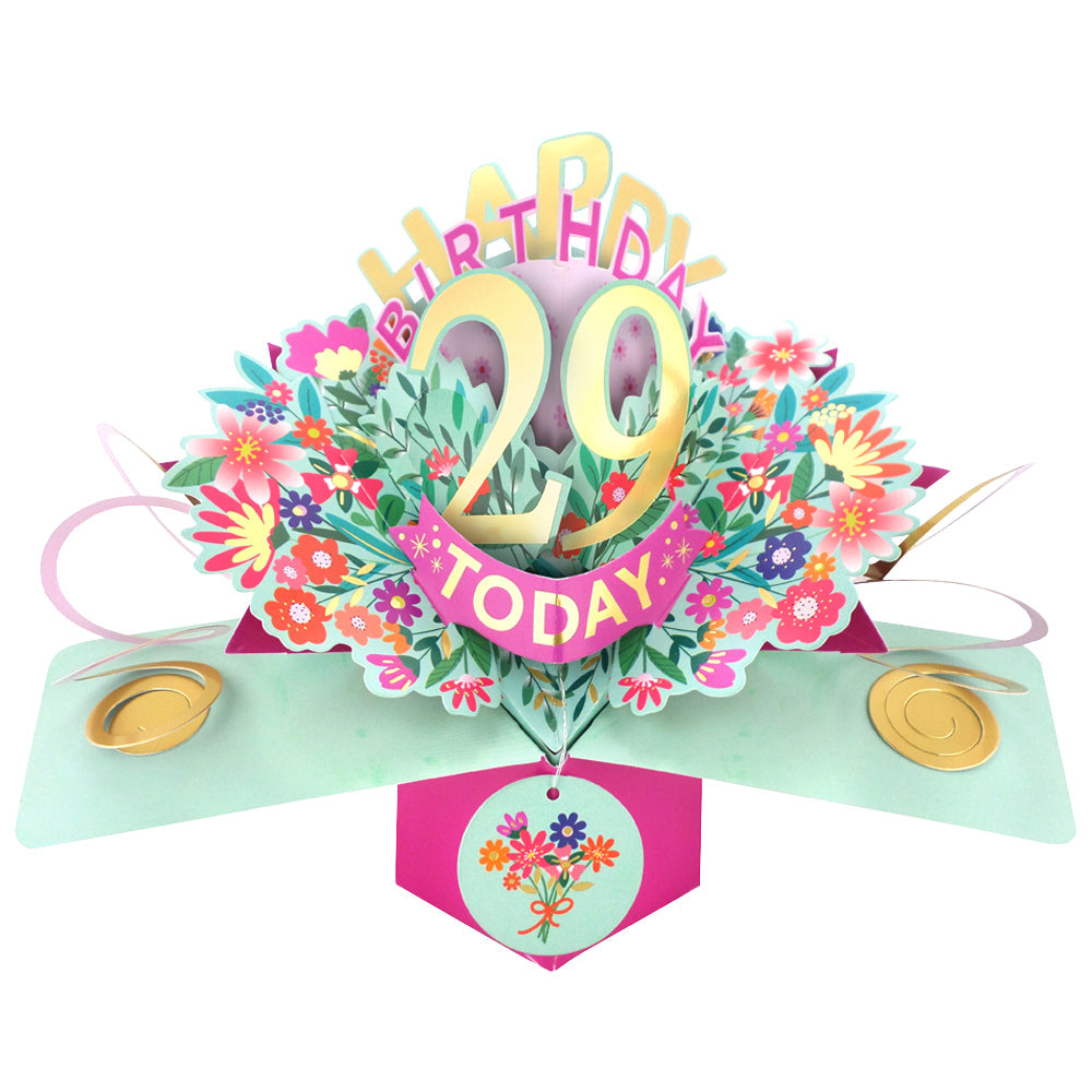 Happy 'Any Age' Birthday '10 To 109' Today Pop-Up Greeting Card for Her
