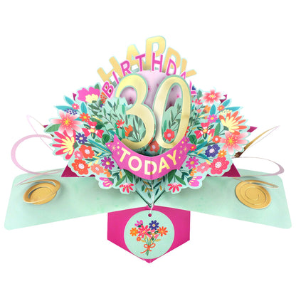 Happy 'Any Age' Birthday '10 To 109' Today Pop-Up Greeting Card for Her