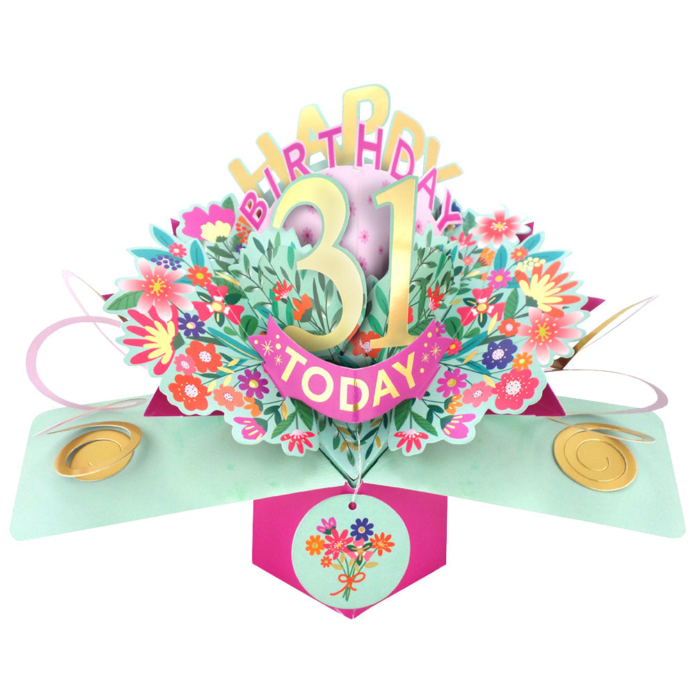 Happy 'Any Age' Birthday '10 To 109' Today Pop-Up Greeting Card for Her