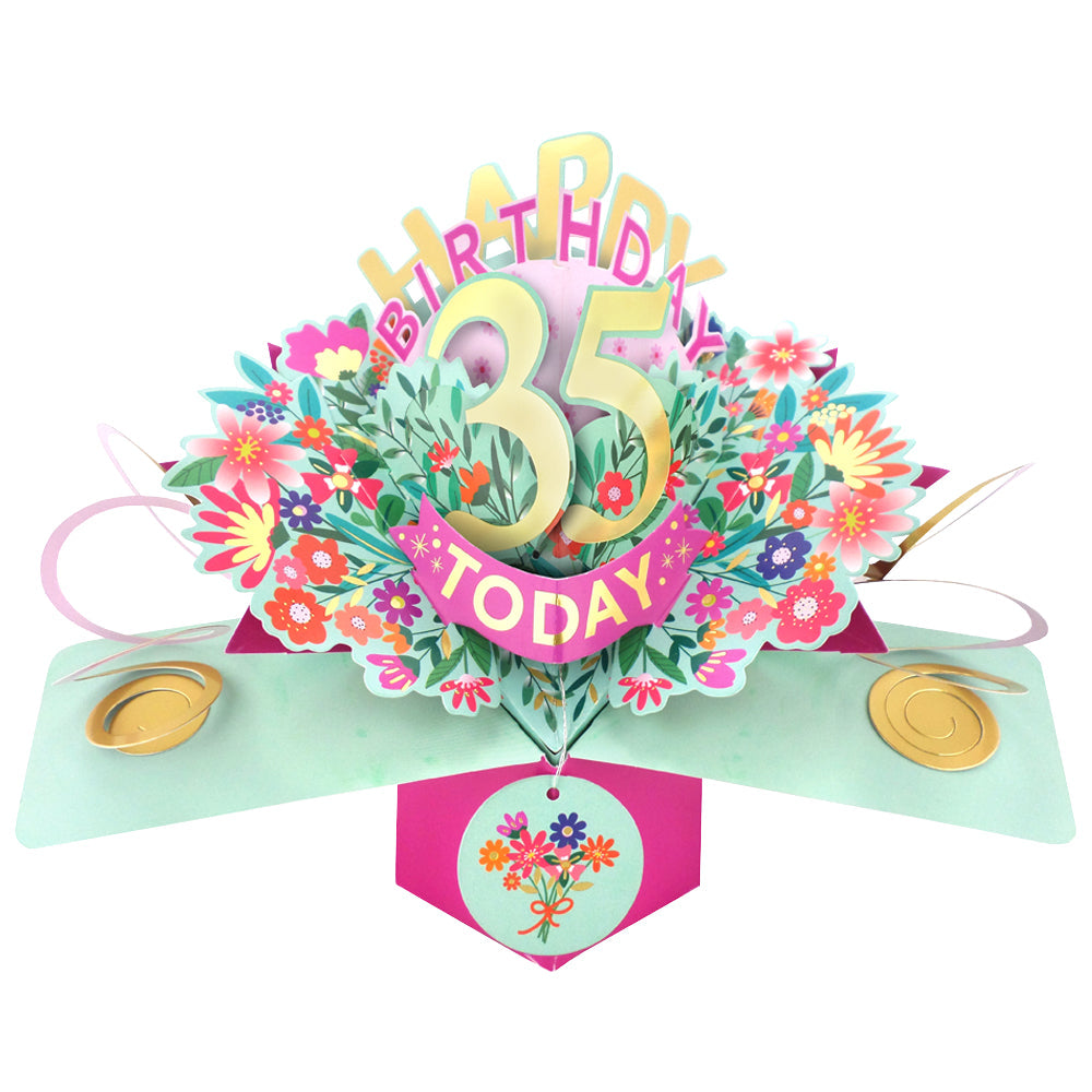 Happy 'Any Age' Birthday '10 To 109' Today Pop-Up Greeting Card for Her