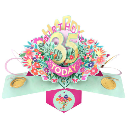 Happy 'Any Age' Birthday '10 To 109' Today Pop-Up Greeting Card for Her