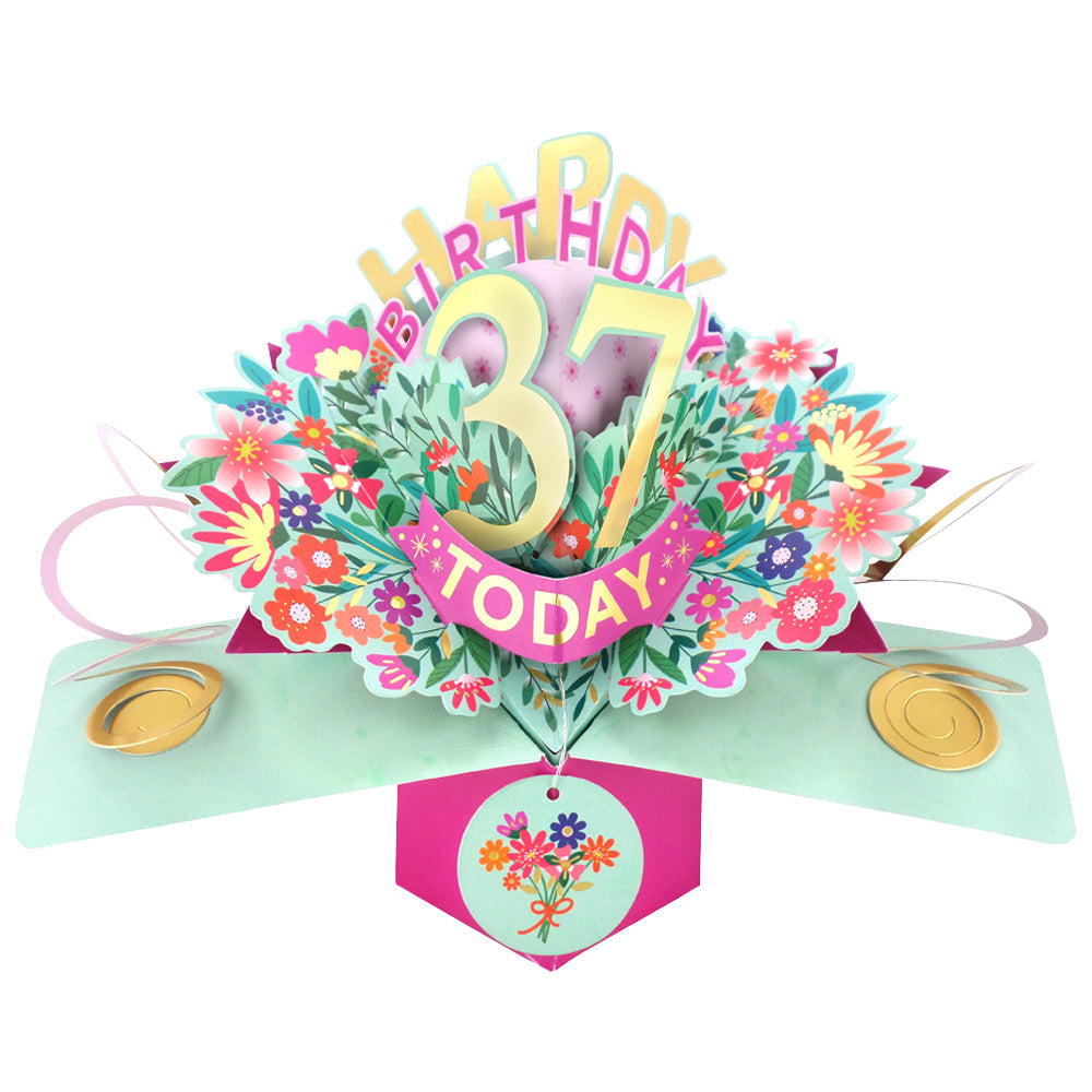 Happy 'Any Age' Birthday '10 To 109' Today Pop-Up Greeting Card for Her