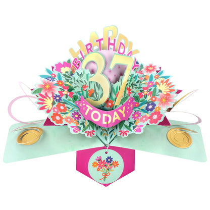 Happy 'Any Age' Birthday '10 To 109' Today Pop-Up Greeting Card for Her