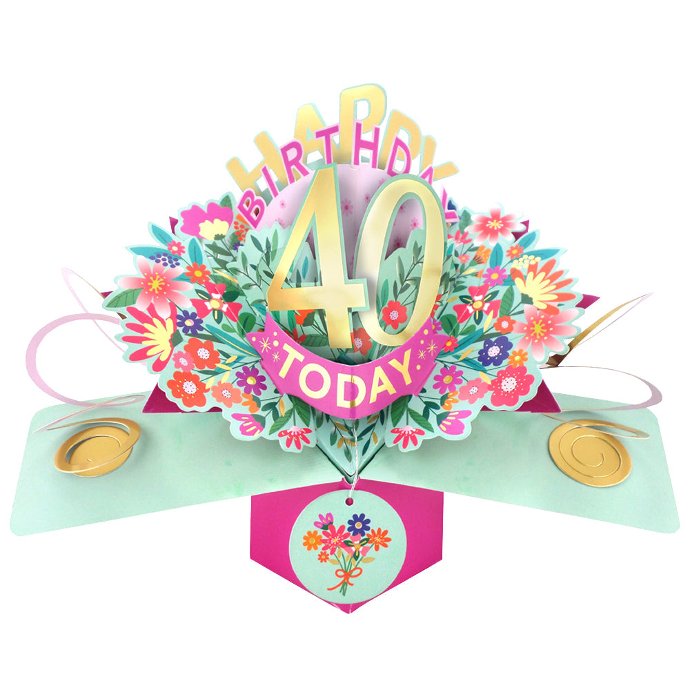Happy 'Any Age' Birthday '10 To 109' Today Pop-Up Greeting Card for Her