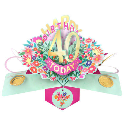 Happy 'Any Age' Birthday '10 To 109' Today Pop-Up Greeting Card for Her