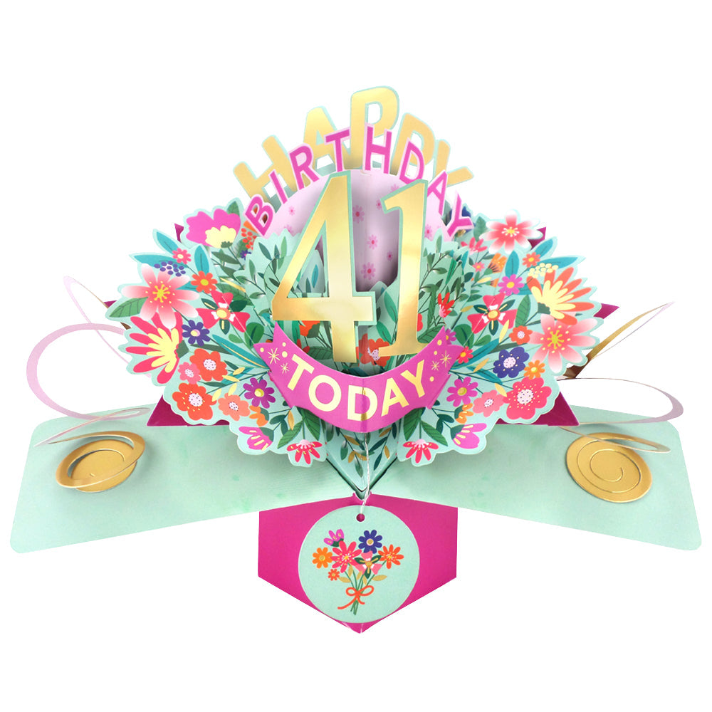 Happy 'Any Age' Birthday '10 To 109' Today Pop-Up Greeting Card for Her
