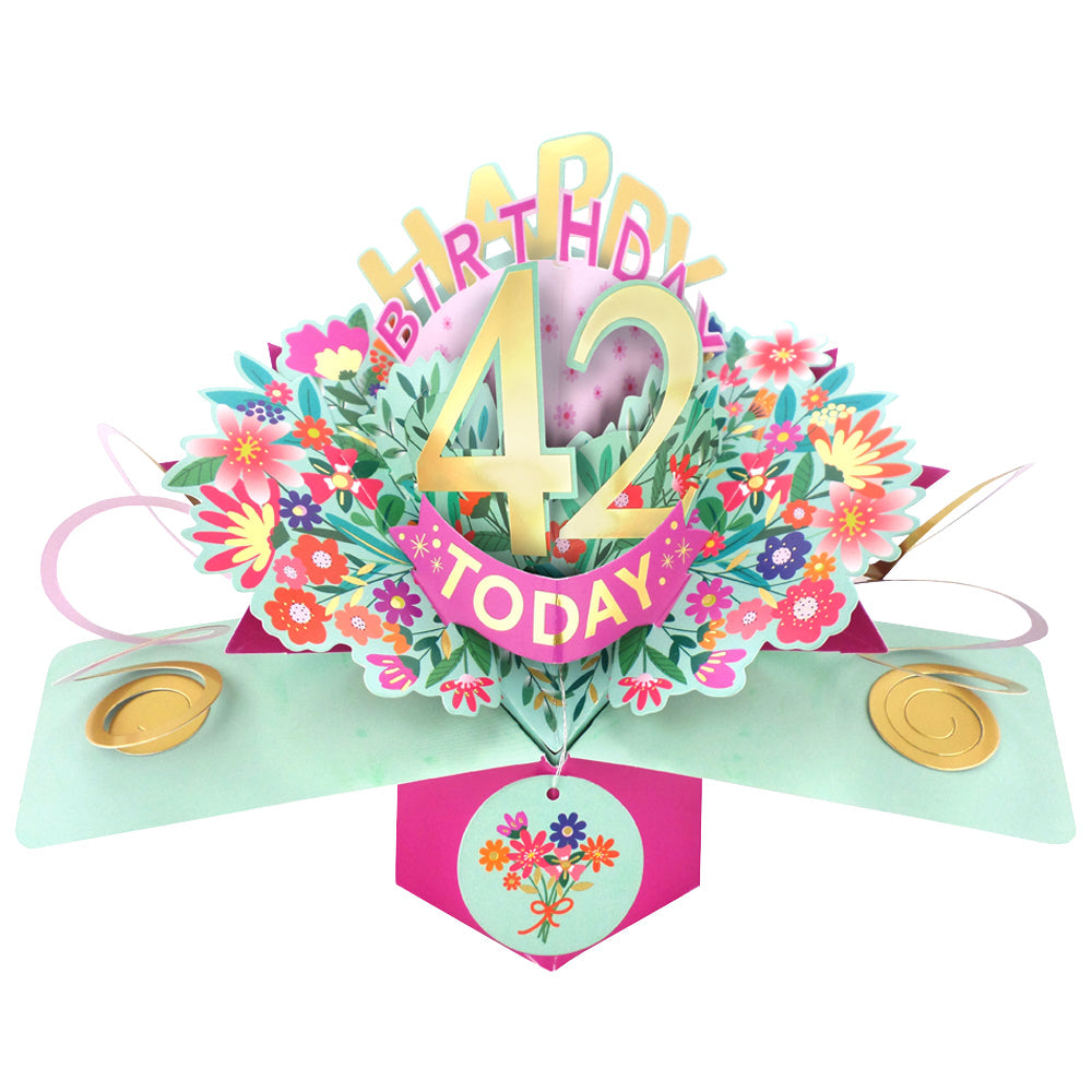 Happy 'Any Age' Birthday '10 To 109' Today Pop-Up Greeting Card for Her