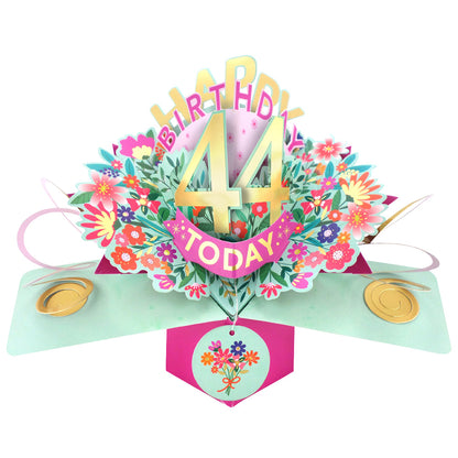 Happy 'Any Age' Birthday '10 To 109' Today Pop-Up Greeting Card for Her