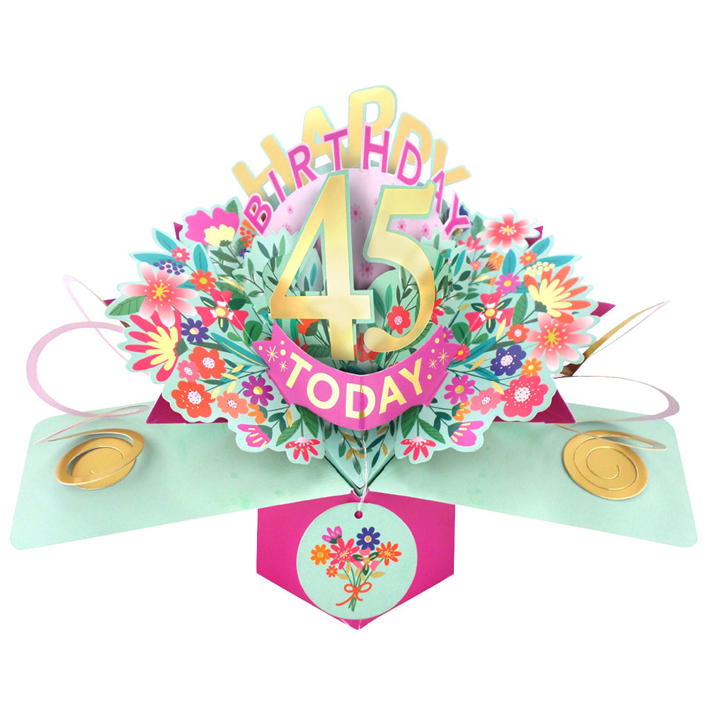 Happy 'Any Age' Birthday '10 To 109' Today Pop-Up Greeting Card for Her