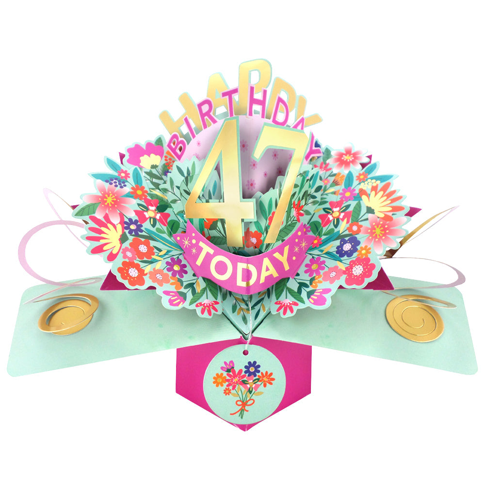 Happy 'Any Age' Birthday '10 To 109' Today Pop-Up Greeting Card for Her