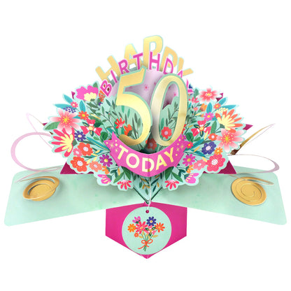 Happy 'Any Age' Birthday '10 To 109' Today Pop-Up Greeting Card for Her