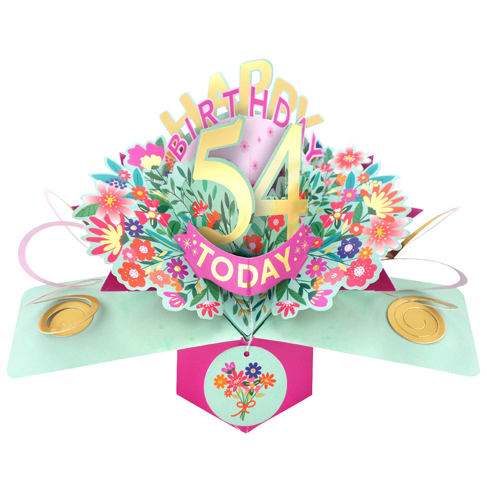 Happy 'Any Age' Birthday '10 To 109' Today Pop-Up Greeting Card for Her
