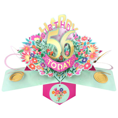 Happy 'Any Age' Birthday '10 To 109' Today Pop-Up Greeting Card for Her