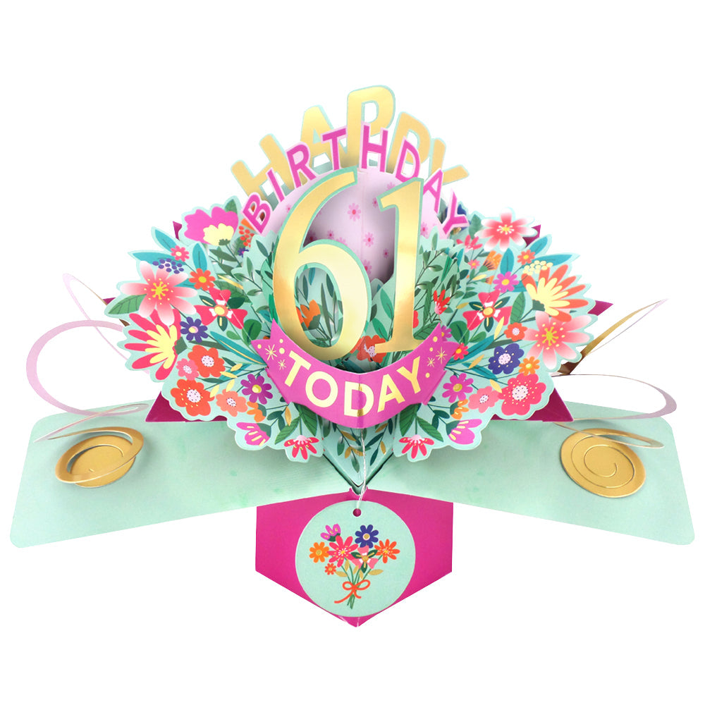 Happy 'Any Age' Birthday '10 To 109' Today Pop-Up Greeting Card for Her
