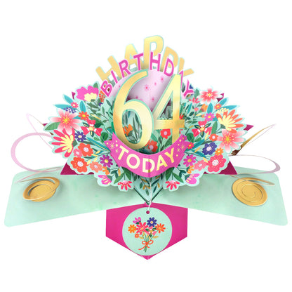 Happy 'Any Age' Birthday '10 To 109' Today Pop-Up Greeting Card for Her