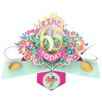 Happy 'Any Age' Birthday '10 To 109' Today Pop-Up Greeting Card for Her