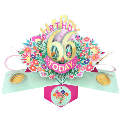 Happy 'Any Age' Birthday '10 To 109' Today Pop-Up Greeting Card for Her