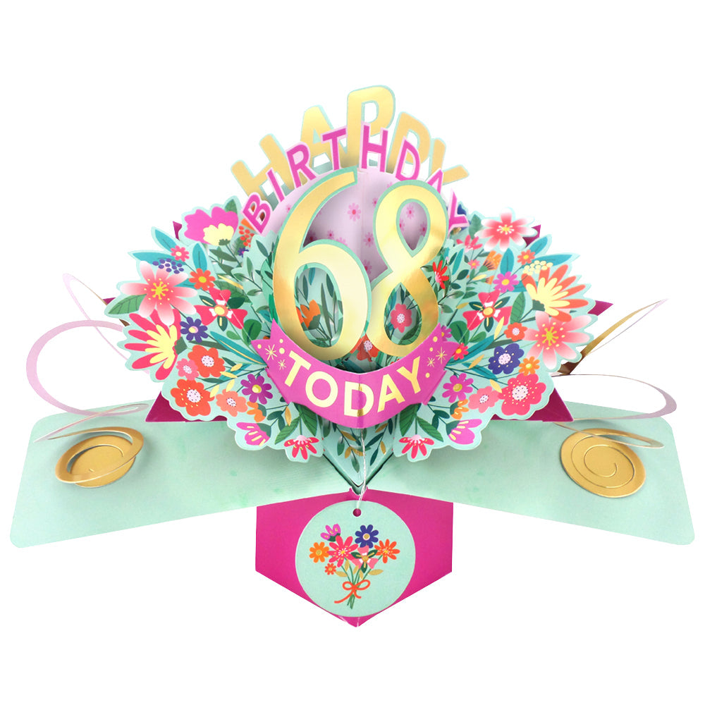 Happy 'Any Age' Birthday '10 To 109' Today Pop-Up Greeting Card for Her