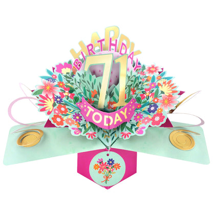 Happy 'Any Age' Birthday '10 To 109' Today Pop-Up Greeting Card for Her