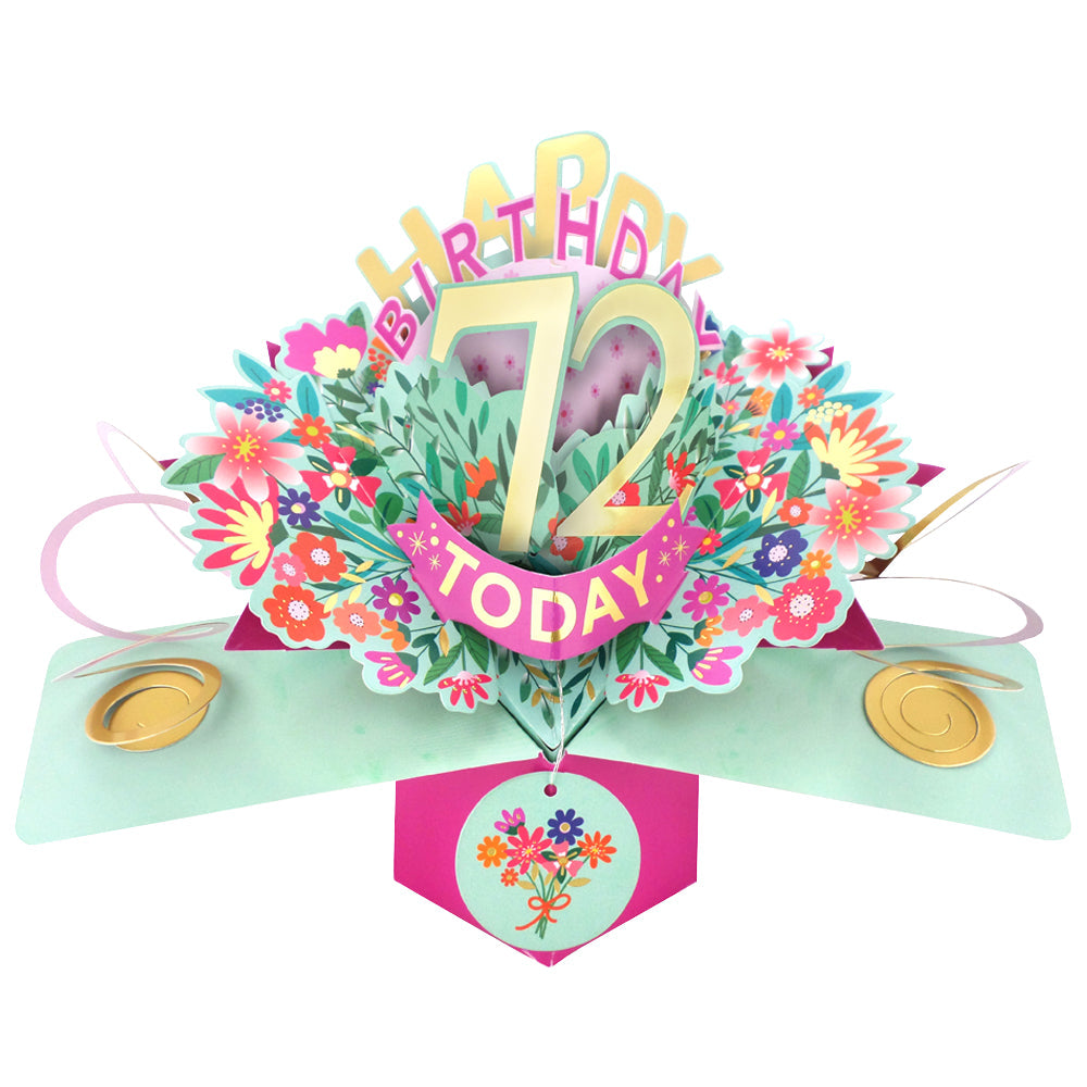 Happy 'Any Age' Birthday '10 To 109' Today Pop-Up Greeting Card for Her