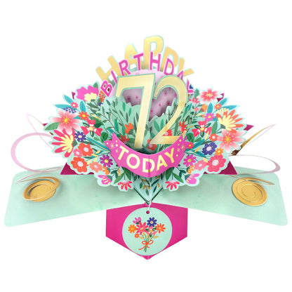 Happy 'Any Age' Birthday '10 To 109' Today Pop-Up Greeting Card for Her