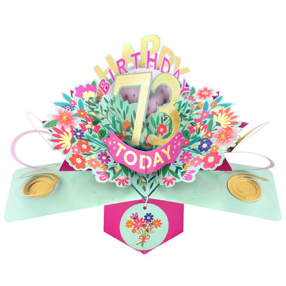 Happy 'Any Age' Birthday '10 To 109' Today Pop-Up Greeting Card for Her