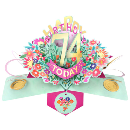 Happy 'Any Age' Birthday '10 To 109' Today Pop-Up Greeting Card for Her