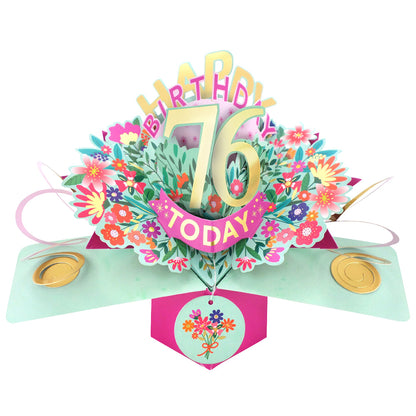Happy 'Any Age' Birthday '10 To 109' Today Pop-Up Greeting Card for Her