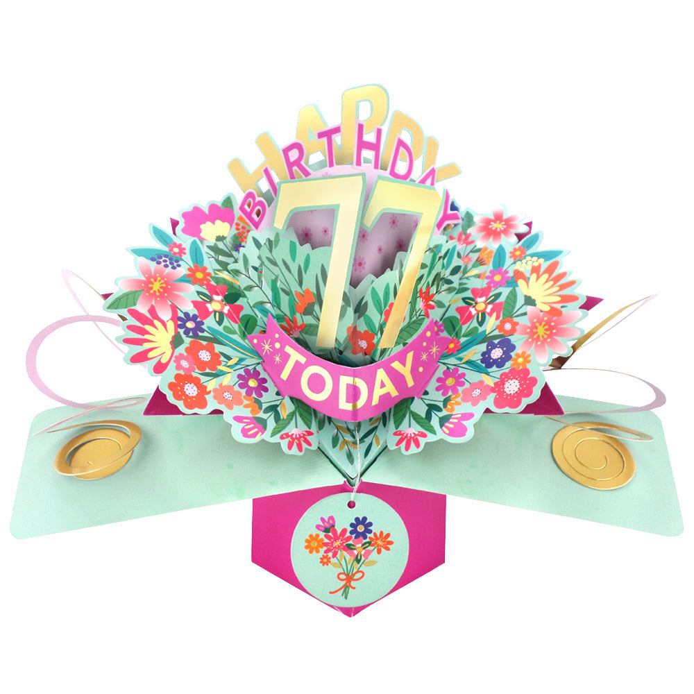 Happy 'Any Age' Birthday '10 To 109' Today Pop-Up Greeting Card for Her