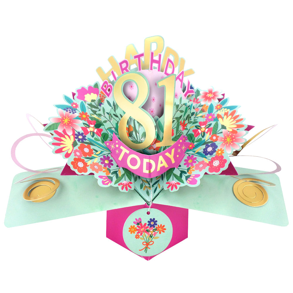 Happy 'Any Age' Birthday '10 To 109' Today Pop-Up Greeting Card for Her