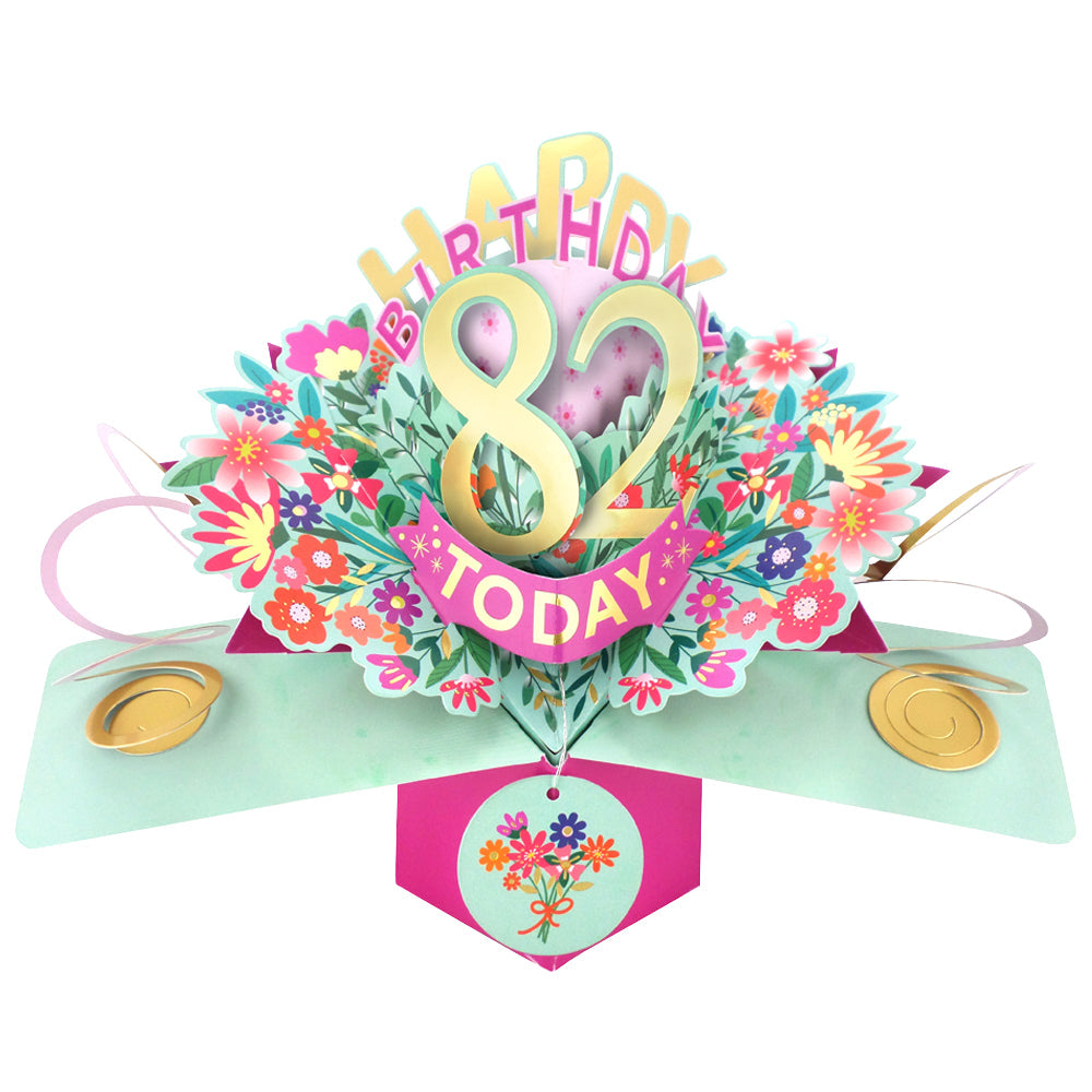 Happy 'Any Age' Birthday '10 To 109' Today Pop-Up Greeting Card for Her