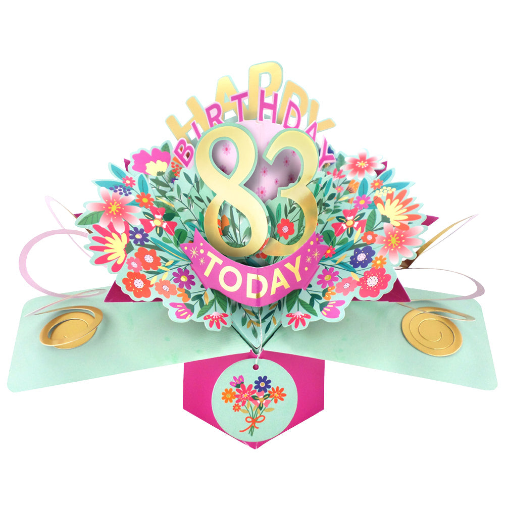 Happy 'Any Age' Birthday '10 To 109' Today Pop-Up Greeting Card for Her