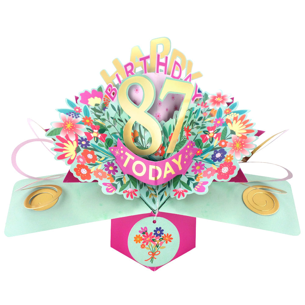Happy 'Any Age' Birthday '10 To 109' Today Pop-Up Greeting Card for Her