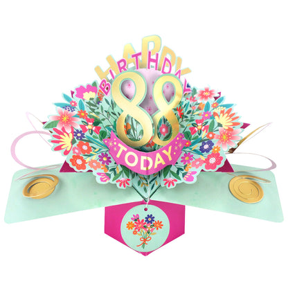 Happy 'Any Age' Birthday '10 To 109' Today Pop-Up Greeting Card for Her