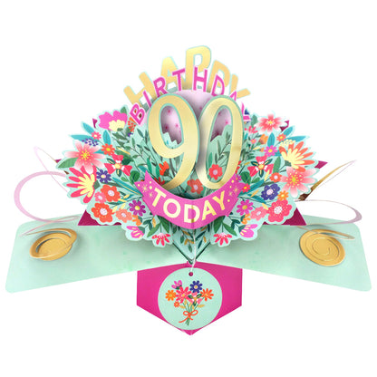 Happy 'Any Age' Birthday '10 To 109' Today Pop-Up Greeting Card for Her