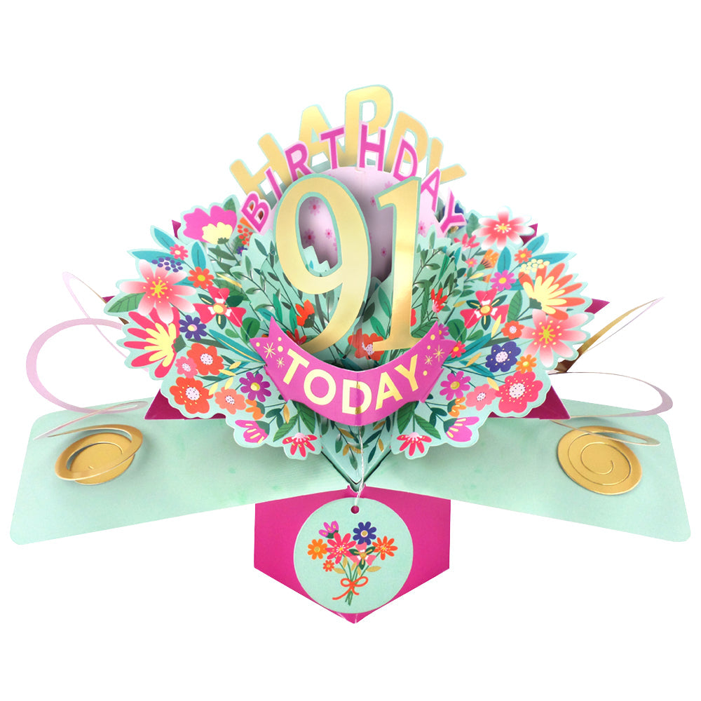 Happy 'Any Age' Birthday '10 To 109' Today Pop-Up Greeting Card for Her
