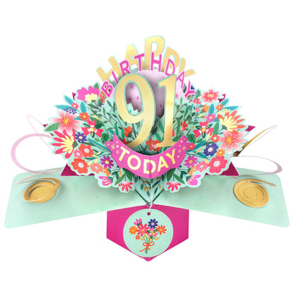 Happy 'Any Age' Birthday '10 To 109' Today Pop-Up Greeting Card for Her