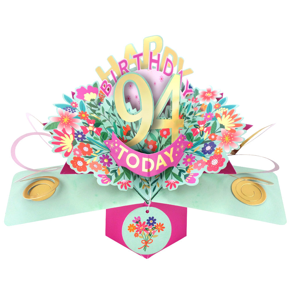 Happy 'Any Age' Birthday '10 To 109' Today Pop-Up Greeting Card for Her